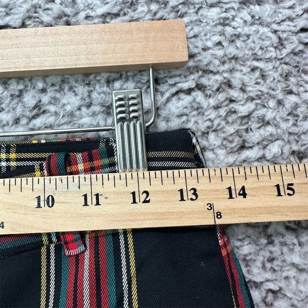 J.Crew Winnie Pant Women's Size 00 Royal Tartan Plaid Pants Retro Holiday Preppy
